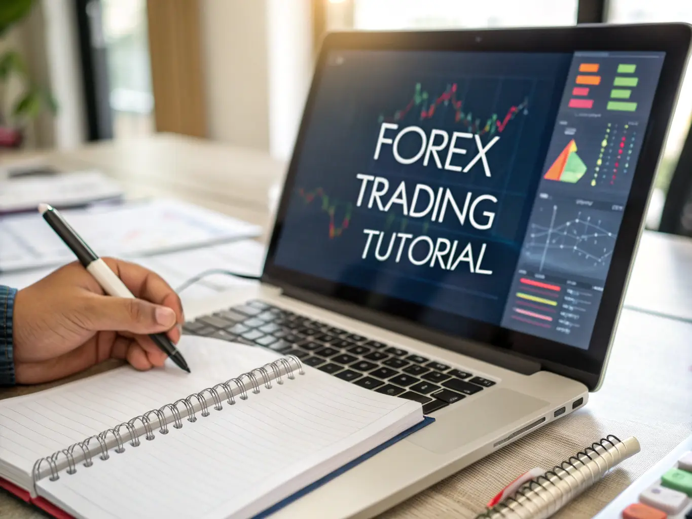 A detailed image of a downloadable PDF guide on Forex trading strategies, showcasing the practical resources available to traders.