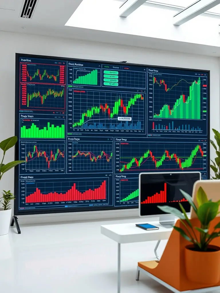 A visual representation of various trading strategies, such as Price Action, scalping, and VSA, showcasing the diversity of approaches taught.